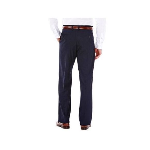J.M. Haggar HY00182 Men 34x30 Navy Premium Stretch Solid Suit Separate Pants - Picture 12 of 12